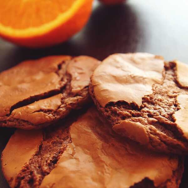 Ciasteczka czekoladowo-pomarańczowe