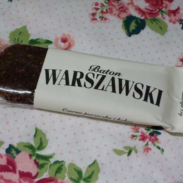 Baton Warszawski czarna porzeczka i kokos (Bionaturalfit.pl)