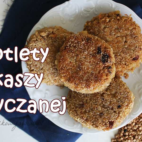 Kotlety z kaszy gryczanej