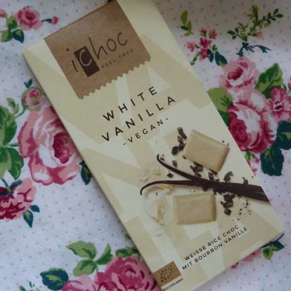 Biała wegańska czekolada z wanilią Ichoc