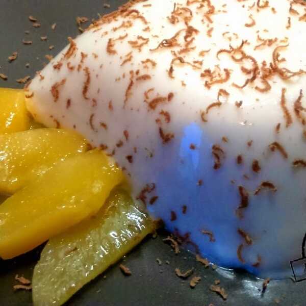 Panna cotta z mango