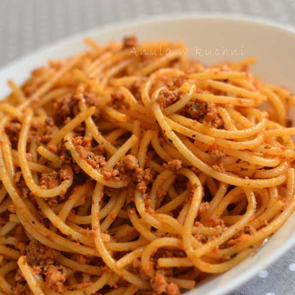 Spaghetti z mięsem