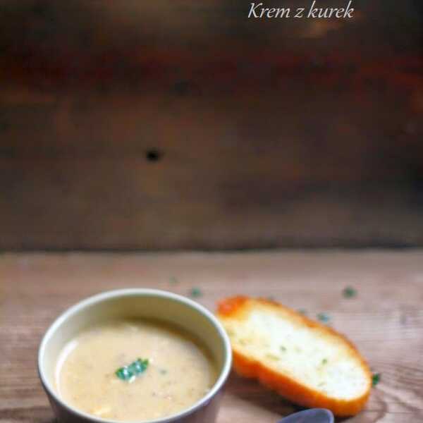 Zupa krem z kurek z olejem rzepakowym / Cream of Chanterelle Mashroom Soup