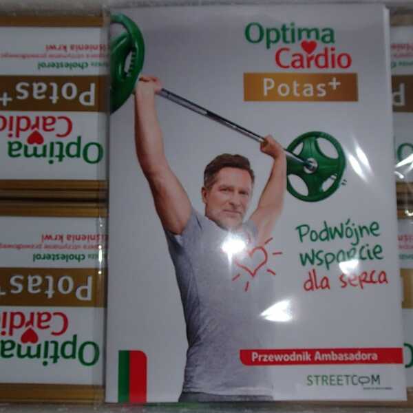 Streetcom. Paczka Ambasadorki: Margaryna Optima Cardio Potas+