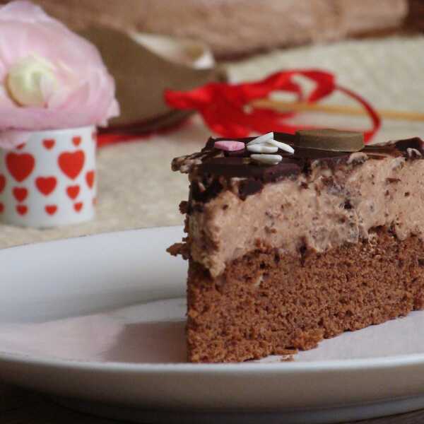 Mocno czekoladowe ciasto 