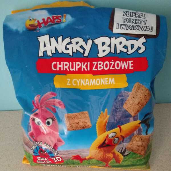 Haps! Angry Birds chrupki zbożowe z cynamonem