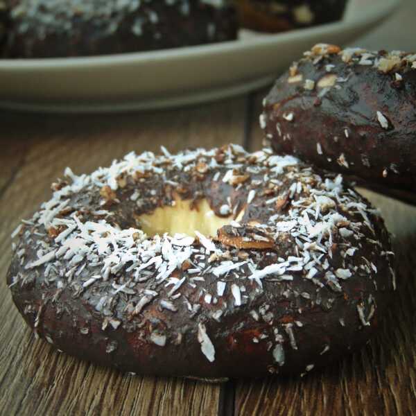 Orkiszowe pączki z dziurką (Doughnuts)