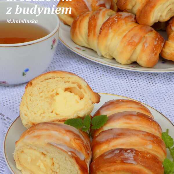 Drożdżówki z budyniem