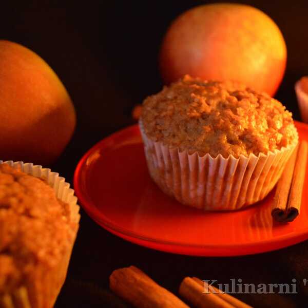 Muffinki jabłkowe z masłem orzechowym