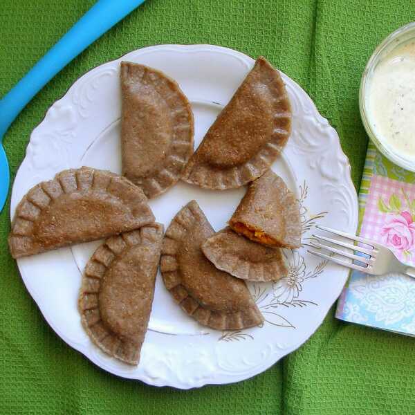 Dietetyczne pierogi ruskie z dynią zamiast ziemniaków