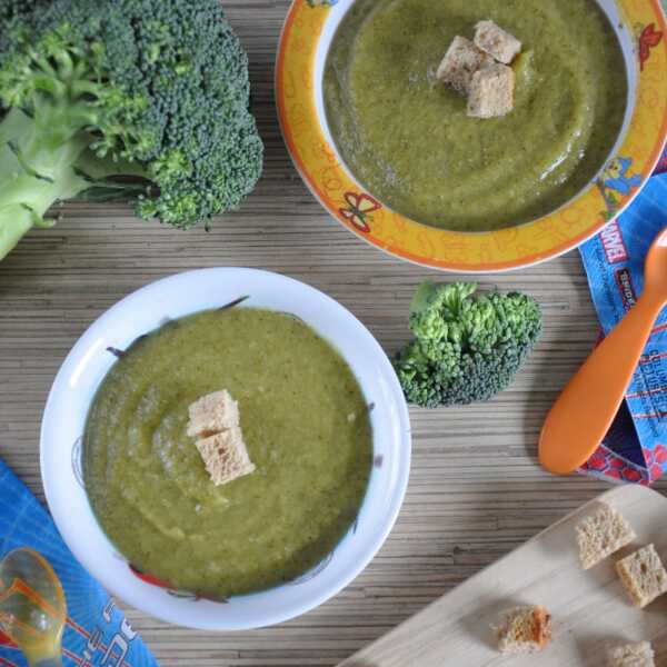 Zupa krem z brokułu dla dzieci
