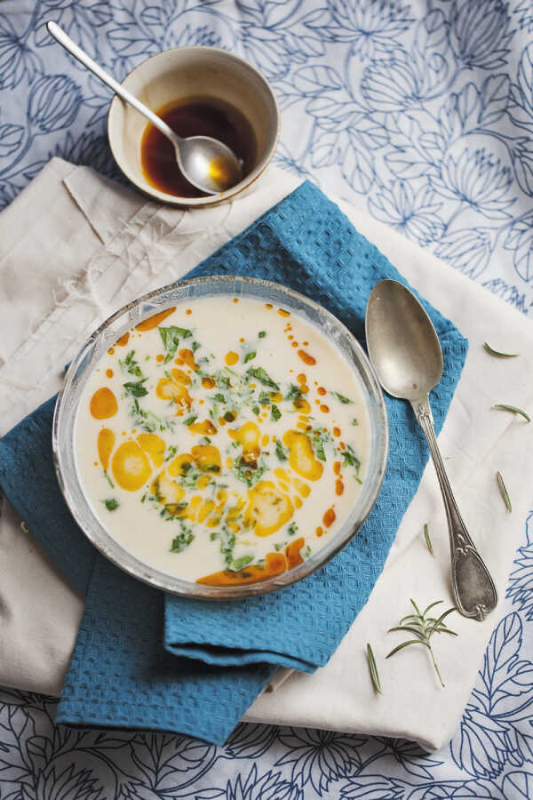Zupa krem z białej fasoli