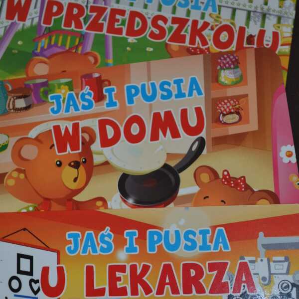 Jaś i Pusia - w domu, w przedszkolu, u lekarza wyd. Martel