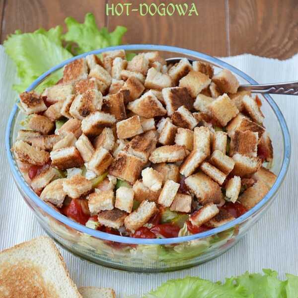 Sałatka hot-dogowa