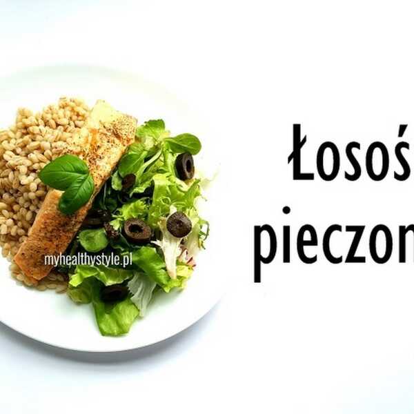 Pieczony łosoś