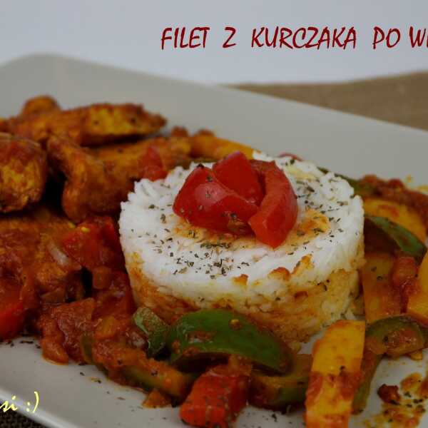 Filet z kurczaka po węgiersku