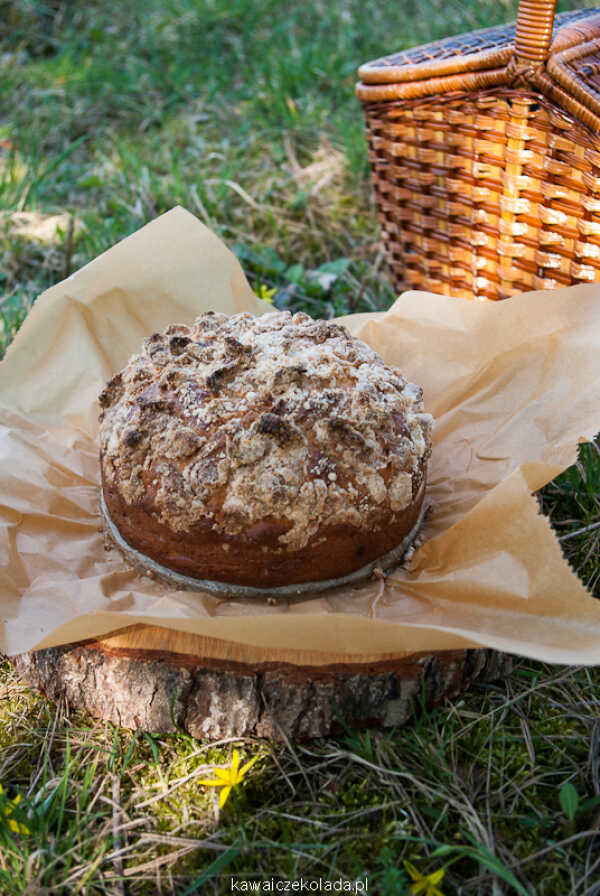 Proste ciasto drożdżowe, piknikowe