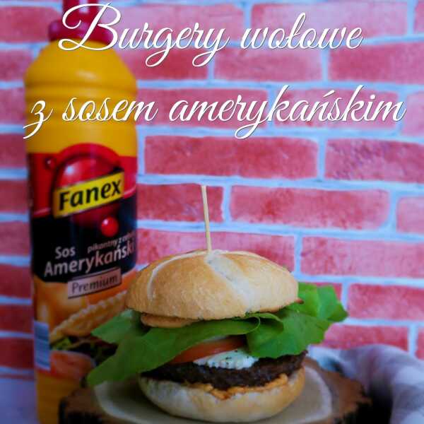 Burgery wołowe z sosem amerykańskim