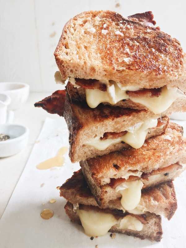 Sticky Finger Maple Bacon Grilled Cheese