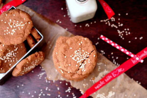 Ciasteczka z pastą sezamową – idealne dla dzieci