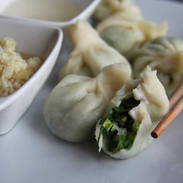 Chińskie pierożki z warzywami (dumplings)