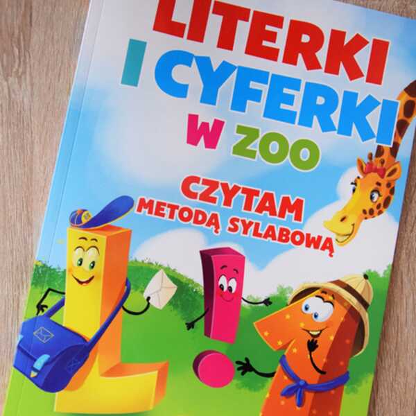 'Literki i cyferki w zoo' czytam metodą sylabową 