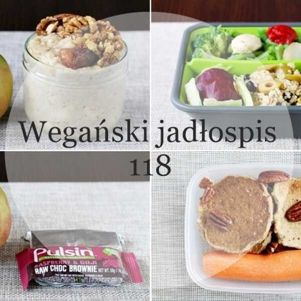 Wegański jadłospis 118 (z dnia w pracy)