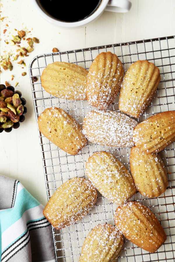 Gluten-Free Pistachio Madeleines