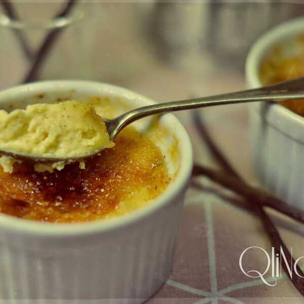 Crème brûlée z nutką amaretto