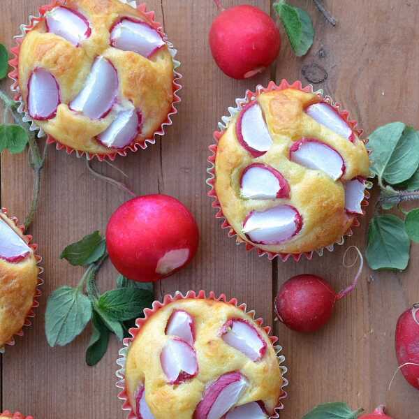 Rzodkiewkowe muffinki