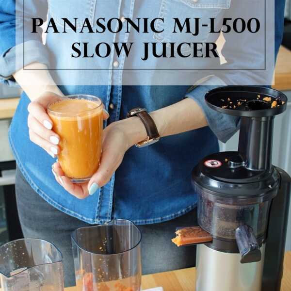 PANASONIC MJ-L500 SLOW JUICER! I JEST SOK!