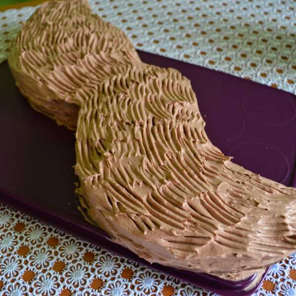 Tort wąs - moustache cake.