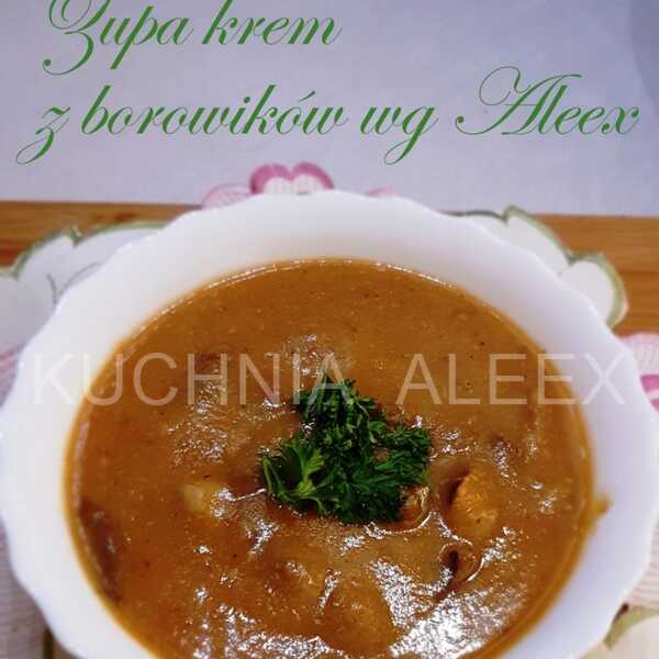 Zupa krem z borowików wg Aleex