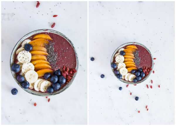 Truskawkowy smoothie bowl