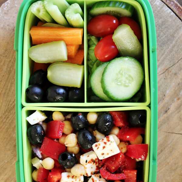 3 pomysły na lunchbox - zdrowe sałatki #1
