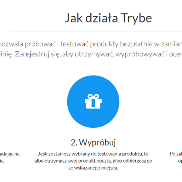 Testuj produkty z nowym portalem Trybe