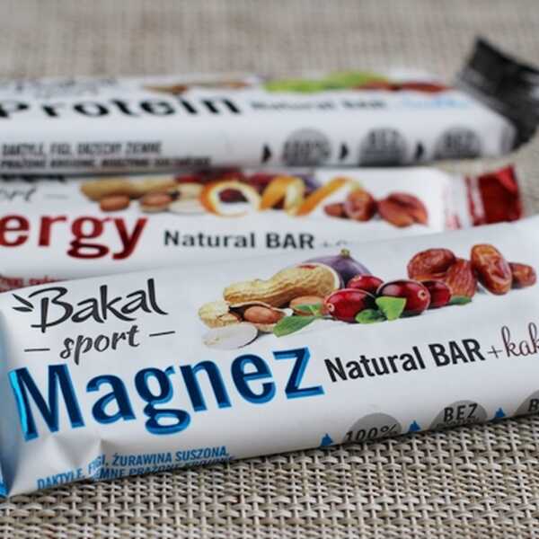 Zdrowe słodycze - batony Bakal Sport Magnez, Energy i Protein - recenzja