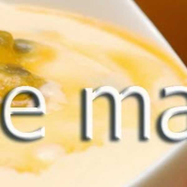 Creme de maracujá