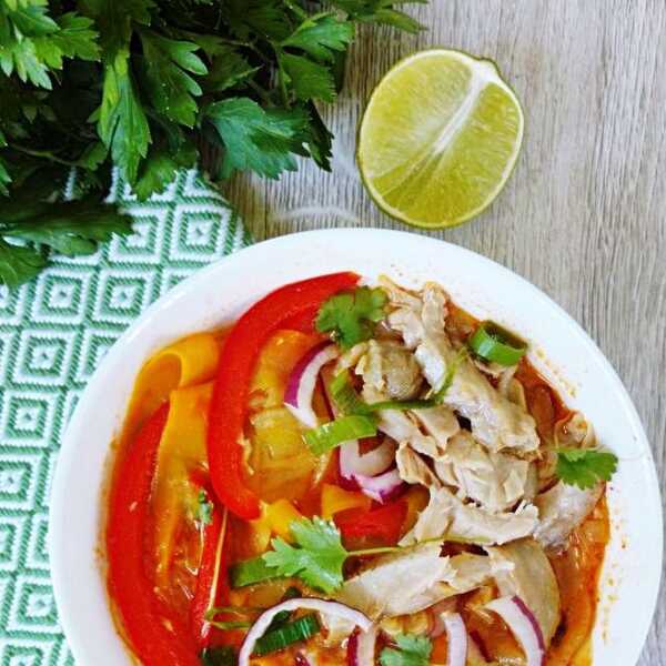 Tajska zupka z niedzielnego rosołu
