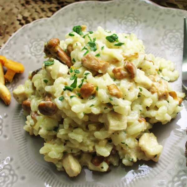 Risotto Ze Świeżymi Kurkami