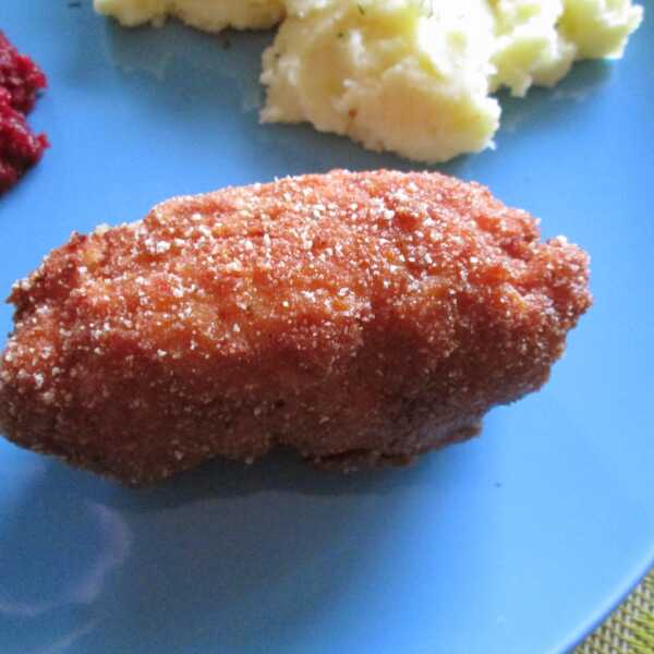 Kotlet de volaille - kurczak z masłem czosnkowym