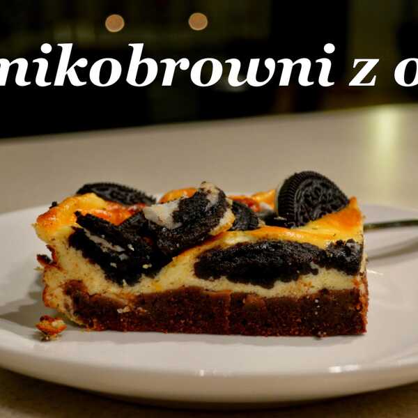 Sernikobrownies z oreo 