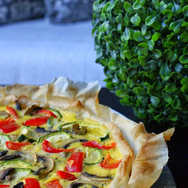 Quiche wegetariański