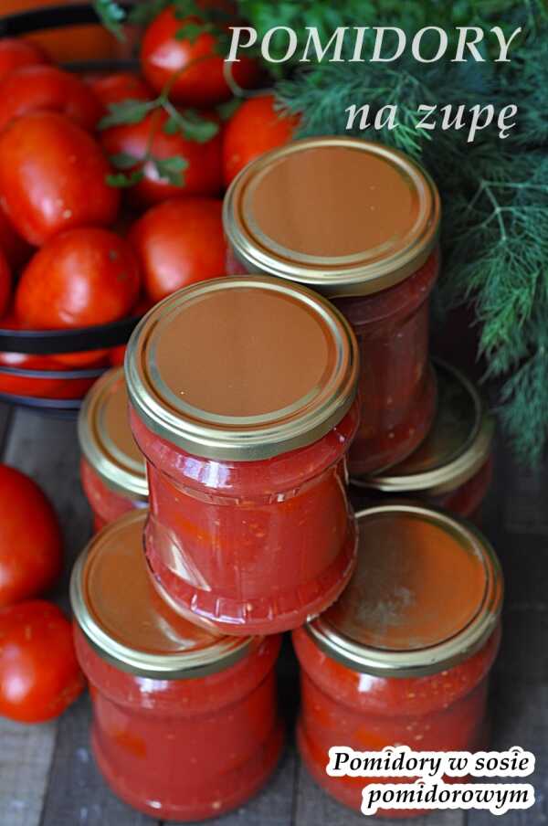Pomidory na zupę do słoików