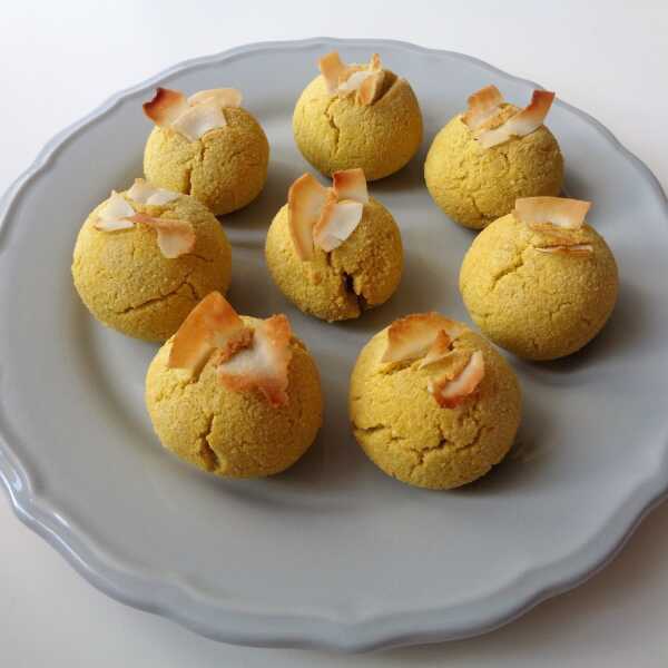 Kokosowe mini-bułeczki z kremem mango lub marakuja