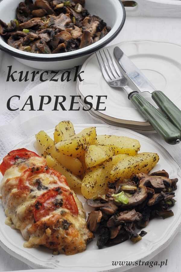 Kurczak Caprese z piekarnika