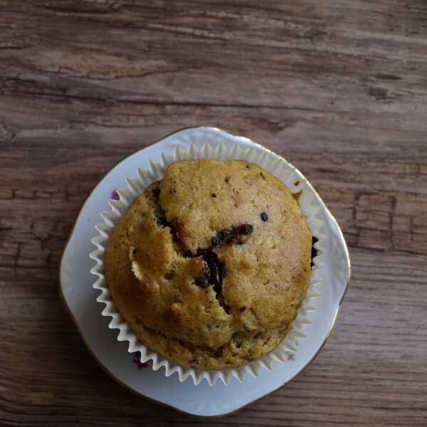 Pełnoziarniste muffiny z czekoladą - prosto, szybko, wygodnie!