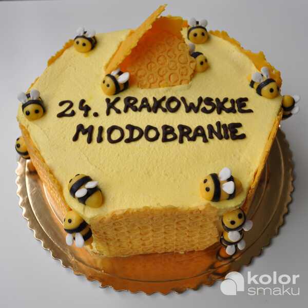 TORT z PSZCZOŁAMI - Krakowskie Miodobranie