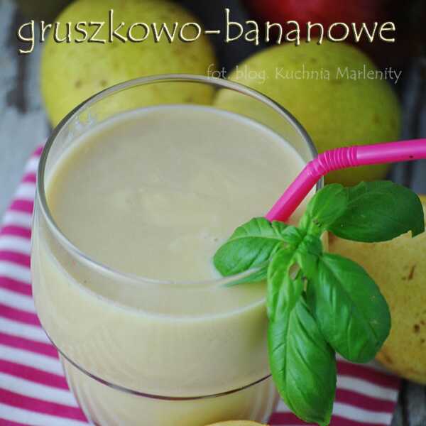 Smothie gruszkowo- bananowe