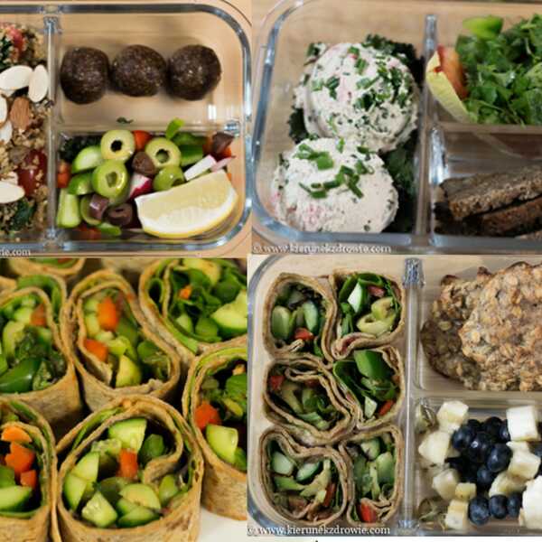 Zdrowe sposoby na lunch do pracy / szkoły - posiłki na cały tydzień!